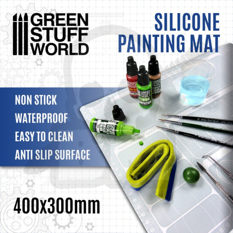 Silicone Painting Mat 400x300mm - mata do malowania