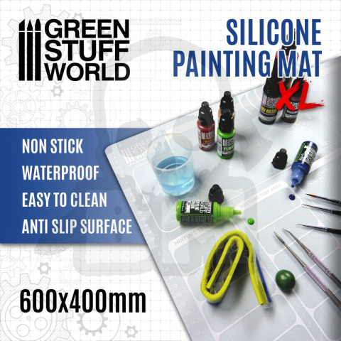 Silicone Painting Mat 600x400mm - mata do malowania