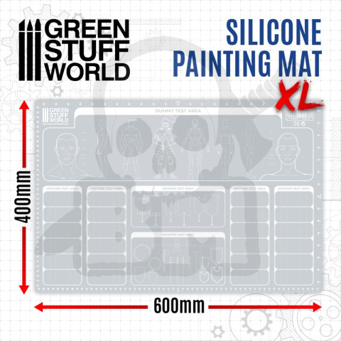 Silicone Painting Mat 600x400mm - mata do malowania