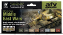 Vallejo 71619 Zestaw Model Air 8 farb Middle East Wars (1967 to present)