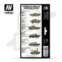 Vallejo 71619 Zestaw Model Air 8 farb Middle East Wars (1967 to present)