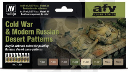 Vallejo 71620 Zestaw Model Air 8 farb Cold War & Modern Russian Desert Patterns