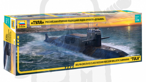 1:350 Delfin (Delta IV) Class Russian Nuclear Ballistic Submarine "TULA"