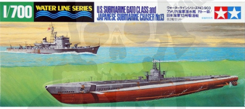 1:700 Tamiya 31903 U. S. Gato Class & Jpn. S. Chaser