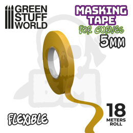 Green Stuff Flexible Masking Tape 5mm