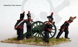 Foot Artillery Firing 6pdr - wojny napoleońskie