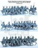 Napoleonic British Light Dragoons 1808-15 14 szt.