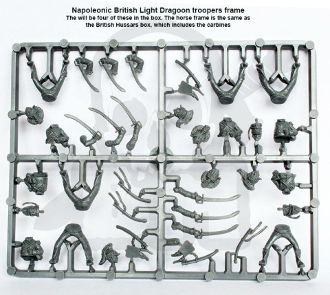 Napoleonic British Light Dragoons 1808-15 14 szt.