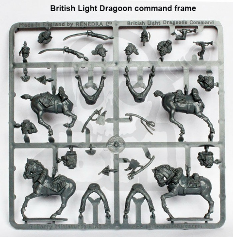 Napoleonic British Light Dragoons 1808-15 14 szt.