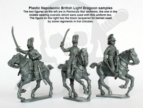 Napoleonic British Light Dragoons 1808-15 14 szt.