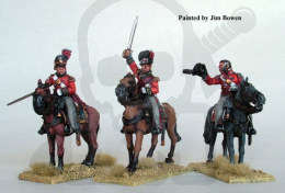 Mounted British Colonels - wojny napoleońskie