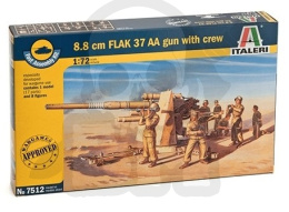 1:72 8.8 cm Flak 37 AA Gun with crew