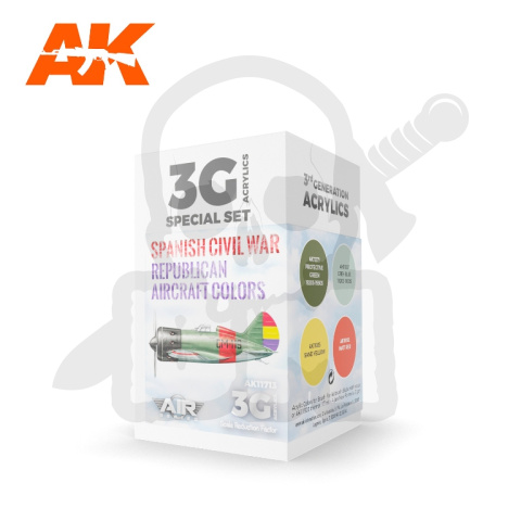 AK Interactive AK11713 Spanish Civil War Republican Aircraft Color