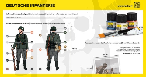 Heller 49605 German Infantry Niemiecka piechota 1:72