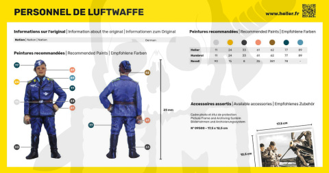 Heller 49655 Luftwaffe personel 1:72