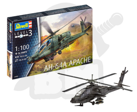 Revell 04985 AH-64A Apache 1:100