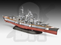 Revell 05098 Niemiecki pancernik Bismarck 1:700