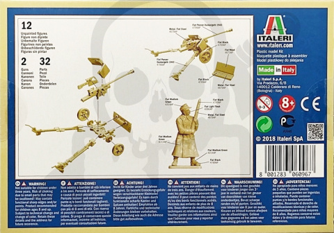 1:72 German PAK-40 Anti-Tank Gun w/ Crew