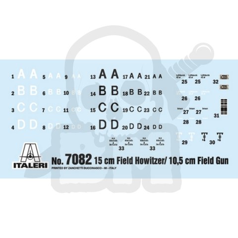 1:72 15 cm Field Howitzer / 10,5 cm Field Gun