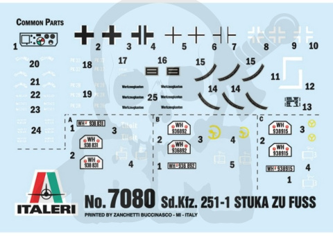 1:72 Sd. Kfz. 251/1 Wurfrahmen 40 Stuka zu Fuss