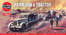 Airfix 02303V Armata 88mm Flak Gun + Tractor 1:76