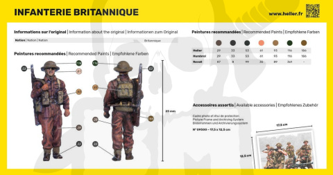 Heller 49604 British Infantry 1:72