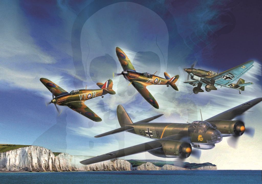 Revell 05691 80th Anniversary Battle of Britain 4 samoloty 1:72
