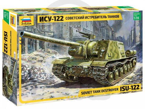 1:35 ISU-122 Soviet self-propelled gun