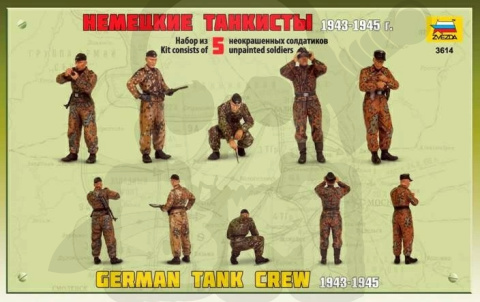 1:35 German Tank Crew WWII Late