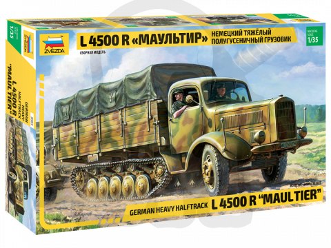 1:35 German heavy halftruck L4500 R Maultier