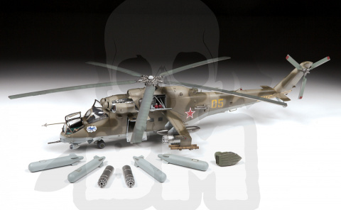 1:48 Soviet Attack Helicopter MI-24V/VP
