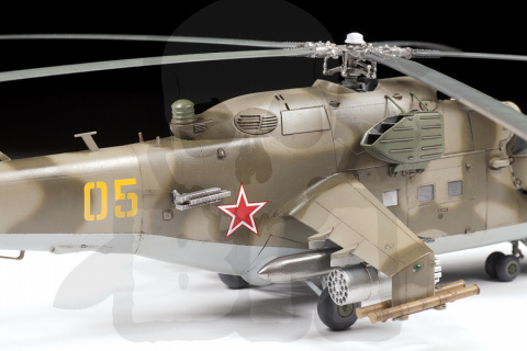 1:48 Soviet Attack Helicopter MI-24V/VP