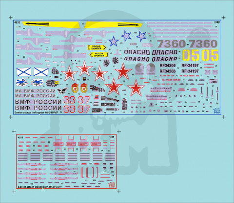 1:48 Soviet Attack Helicopter MI-24V/VP