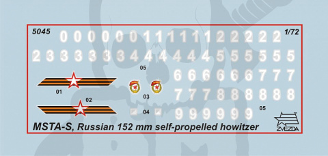 1:72 Russian 152 mm Self-Propelled Howitzer MSTA-S