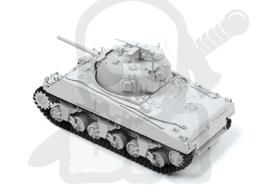 1:72 M4A2 75mm Sherman Medium Tank