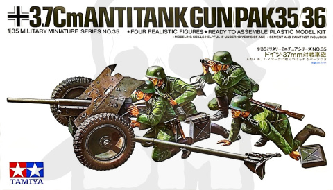 1:35 Tamiya 35035 Ger. 37mm Anti-tank
