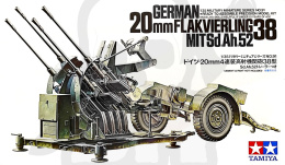 1:35 Tamiya 35091 German 2cm Flackvierling 38