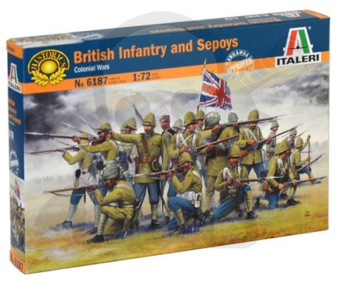 1:72 British Infantry and Sepoys Colonial Wars