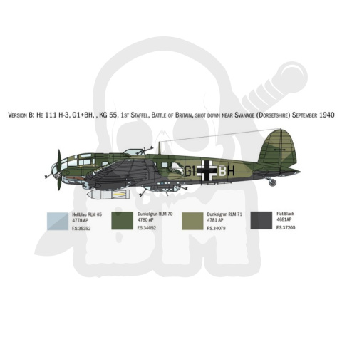 1:72 Heinkel He 111H The Battle of Britain