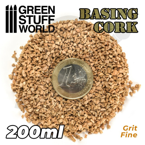 Fine Basing Grit - 200 ml Cork Grit Thin