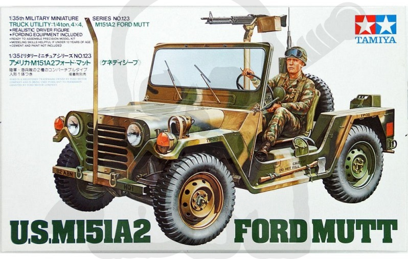 1:35 Tamiya 35123 US M151A2 Ford Mutt