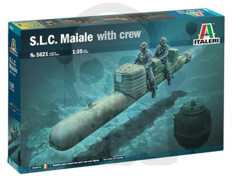 1:35 S.L.C. Maiale with crew - włoska żywa torpeda