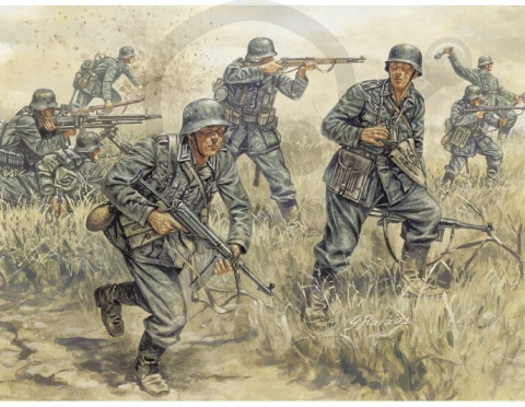 1:72 German Infantry WWII