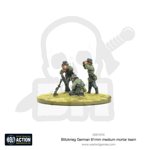 Blitzkrieg German medium mortar team 1939-42