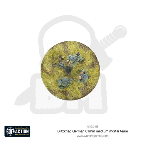 Blitzkrieg German medium mortar team 1939-42