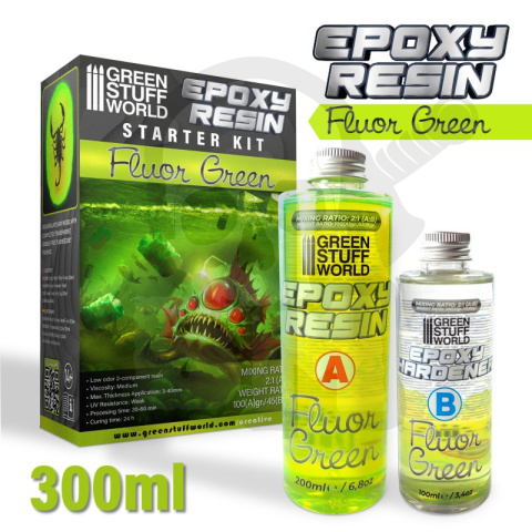 Epoxy Resin - Fluor Green - żywica epoksydowa