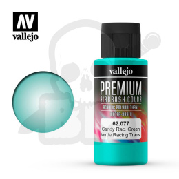 Vallejo 62077 Premium Airbrush Color 60ml Candy Racing Green