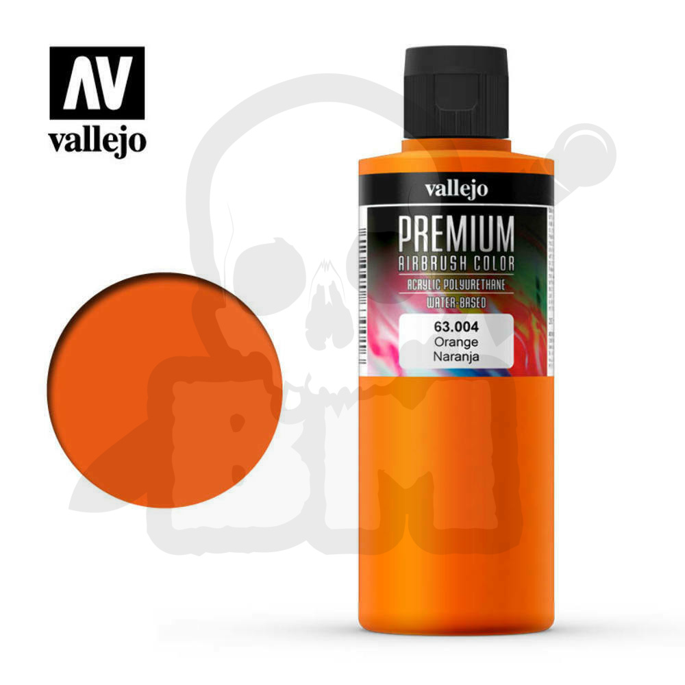 Vallejo 63004 Premium Airbrush Color 200ml Orange