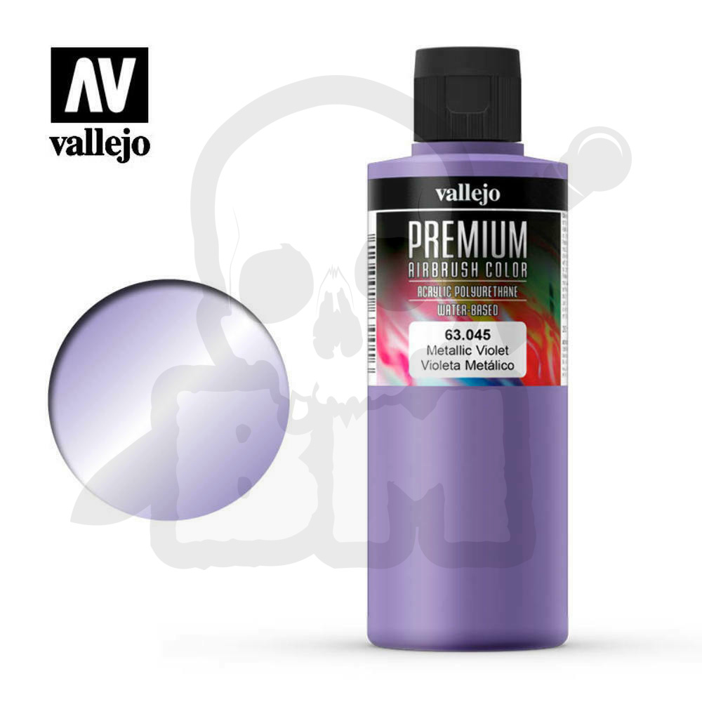 Vallejo 63045 Premium Airbrush Color 200ml Violet Metallic
