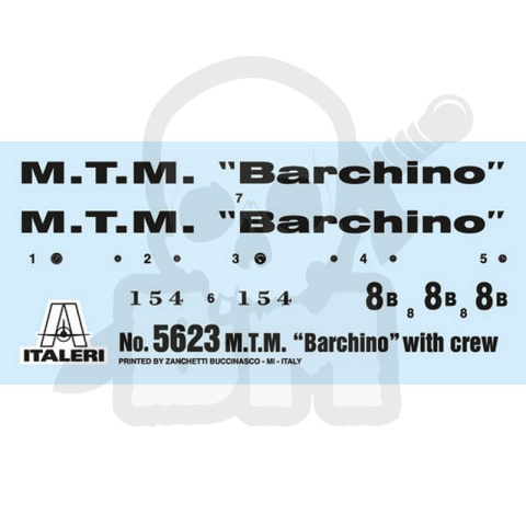 1:35 M.T.M. Barchino with crew - łódź szturmowa